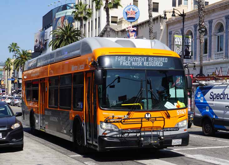 LA Metro New Flyer Xcelsior XN40 5949